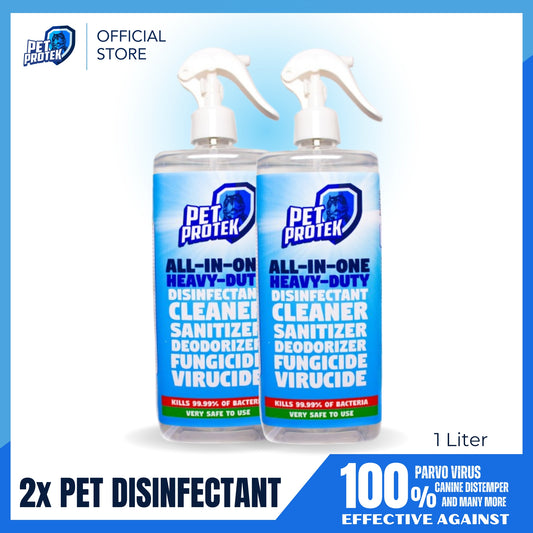 [BUNDLE OF 2] Pet Protek Disinfectant & Deodorizer (1 Liter)